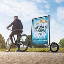Reklamvagn för Cyklar "Extra"