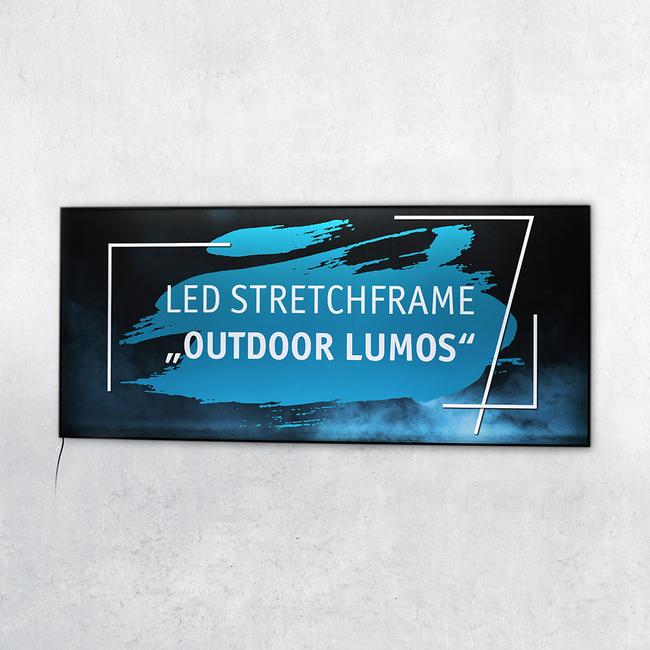 LED Stretchframe "Outdoor Lumos"