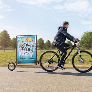 Reklamvagn för Cyklar "Extra"