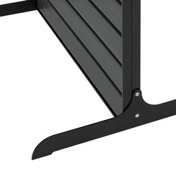 FlexiSlot®-Display "Construct-Straight” Black Frame
