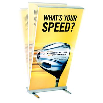 Utomhus Roll Up Banner "Double-Out”